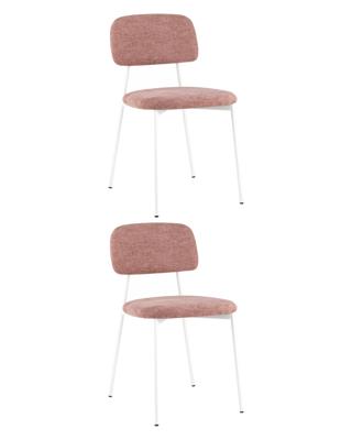 Стул Stool Group Стул Chao розовый белые ножки 2 шт. арт. УТ000040825