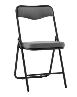 Стул Stool Group Стул складной Джонни велюр велютто темно-серый каркас черный матовый арт. УТ000041387