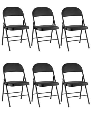 Стул Stool Group Стул складной GJ-22 чёрный иск.кожа 6 шт. арт. УТ000043172