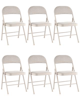 Стул Stool Group Стул складной GJ-22 бежевый рогожка 6 шт. арт. УТ000043176