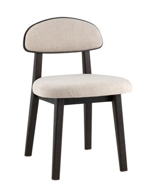 Стул Stool Group Стул Вея массив дуба черный букле бежевый (1шт./уп) арт. УТ000043241