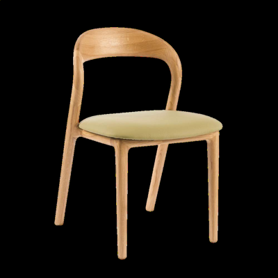 Стул Stool Group Стул Юки массив дуба бесцв. матовый натуральная кожа фисташковый арт. УТ000042922