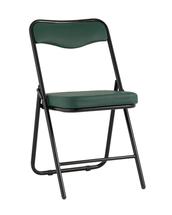 Стул Stool Group Складной стул Джонни экокожа зелёный каркас черный матовый арт. УТ000035364
