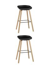 Стул Stool Group Стул барный LIBRA ЧЕРНЫЙ 2 шт арт. УТ000038343