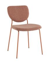 Стул Stool Group Стул обеденный Gigi коричневый букле розовые ножки арт. УТ000039037