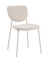 Стул Stool Group Стул обеденный Gigi серо-бежевый букле кремовые ножки арт. УТ000039038