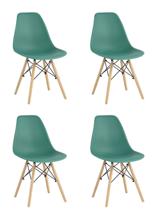 Стул Stool Group Стул Eames Style DSW серо-зеленый x4 (разборный каркас) арт. УТ000037609