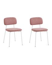Стул Stool Group Стул Chao розовый белые ножки 2 шт. арт. УТ000040825