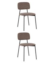 Стул Stool Group Стул Chao коричневый черные ножки 2 шт. арт. УТ000040819