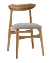 Стул Stool Group Стул Вудсимпл каркас дерево цвет натуральный орех рогожка серый арт. УТ000041528