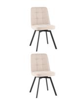 Стул Stool Group Стул Pleid вращающийся кремовый 2 шт. арт. УТ000040606