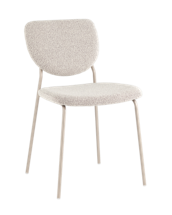 Стул Stool Group Стул обеденный Gigi серо-бежевый букле кремовые ножки арт. УТ000039038