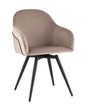 Стул Stool Group Стул вращающийся Новел New велюр серо-коричневый арт. УТ000040035