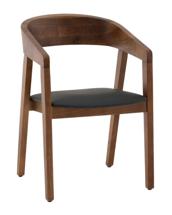 Стул Stool Group Стул Вудкерри каркас дерево цвет темный орех экокожа черный арт. УТ000041523