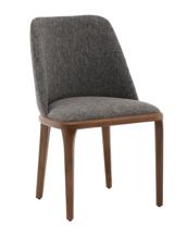 Стул Stool Group Стул Вудмайкл каркас дерево цвет темный орех рогожка темно-серый арт. УТ000041530