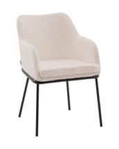 Стул Stool Group Стул с подлокотниками Кози new ткань букле молочный арт. УТ000040875