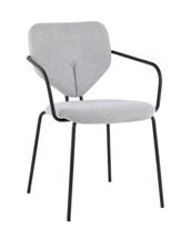 Стул Stool Group Стул обеденный Masey с подлокотниками серый арт. УТ000039586