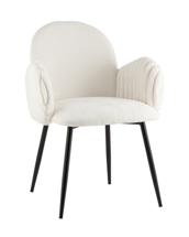 Стул Stool Group Стул обеденный Wave Stripes букле белый арт. УТ000039505