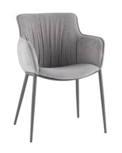 Стул Stool Group Стул Твигги велюр серый, каркас серый арт. УТ000041930