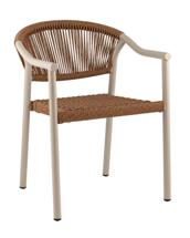 Стул Stool Group Стул Syna коричневый бежевые ножки арт. УТ000039930