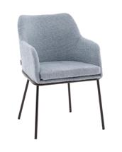 Стул Stool Group Стул с подлокотниками Кози new ткань букле синий арт. УТ000040877