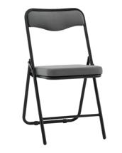 Стул Stool Group Стул складной Джонни велюр велютто темно-серый каркас черный матовый арт. УТ000041387