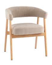 Стул Stool Group Стул обеденный Zubo с деревянными ножками бежевый арт. УТ000041730