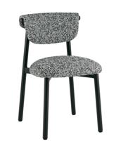 Стул Stool Group Стул обеденный Брэнан черно-белый черные ножки арт. УТ000042876