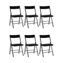 Стул Stool Group Стул складной FX-3033 чёрный велюр 6 шт. арт. УТ000043665