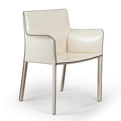 Стул Top concept Стул с подлокотниками Barrie, кожа бежевый арт. 2000000000121