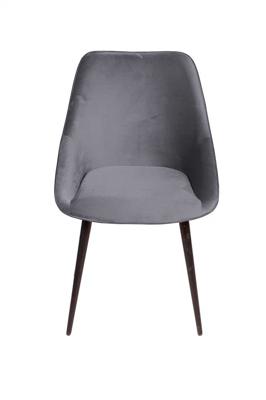 Стул Top concept Стул Neo, поворотный на 360 градусов, бархат серый 27/опора конус арт. 0000004118600000036177000000266