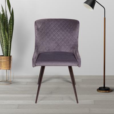 Стул Top concept Стул Джаз ромб поворотный 90 градусов, функция возврата, антишум, бархат светло-серый 26 арт. 13589