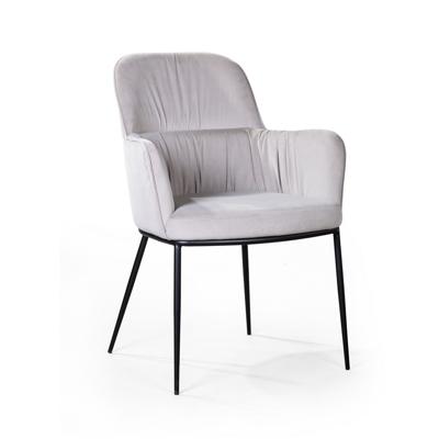 Стул Top concept Стул с подлокотниками Баркли, микровелюр серый арт. 2001000000340