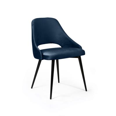 Стул Top concept Стул Вильям, бархат синий 29/ черный конус арт. 75362