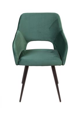 Стул Top concept Стул Чарли поворотный 90 градусов, функция возврата, антишум, бархат зеленый 19 арт. 13584