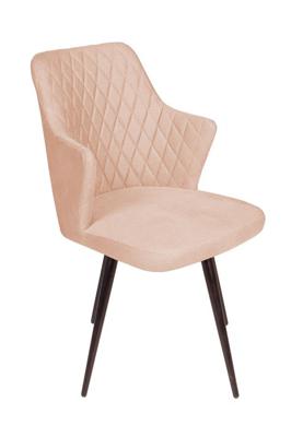 Стул Top concept Стул поворотный на 90 градусов, функция возврата, антишум Хант ромб, бархат бежевый 5 / чёрный конус арт. 13758