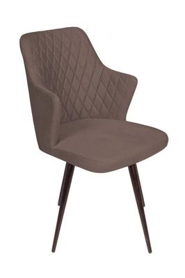 Стул Top concept Стул поворотный на 360 градусов Хант ромб, бархат антрацит 14 / чёрный конус арт. 80488