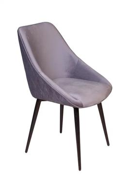 Стул Top concept Стул Нео ромб, поворотный на 90 градусов, функция возврата, антишум, бархат светло-серый 26/опора конус арт. 14039