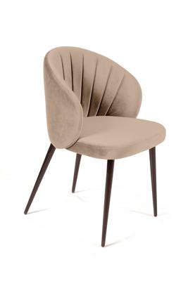 Стул Top concept Стул Монблан, бархат бежевый 5 / черный конус арт. 18467