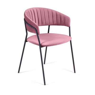 Стул Top concept Стул Келли с подлокотниками, бархат пудровый 15 арт. 20134