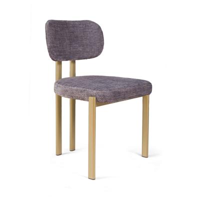 Стул Top concept Стул Эрвин, микромех Rozy dark grey / опоры шампань арт. 27454