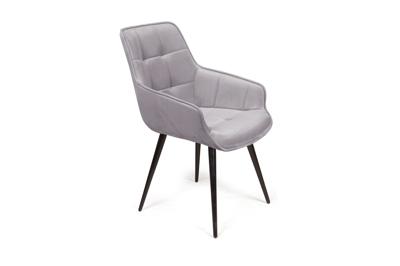 Стул Top concept Стул Капри поворотный 90 градусов, функция возврата, антишум бархат светло-серый 26/ опора конус арт. 13777