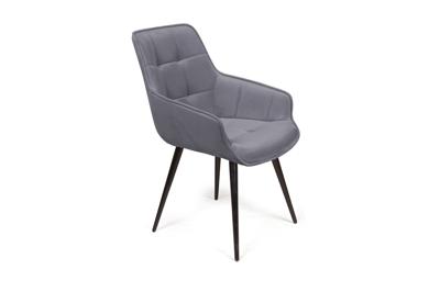 Стул Top concept Стул Капри поворотный 90 градусов, функция возврата, антишум бархат серый 27/ опора конус арт. 13778