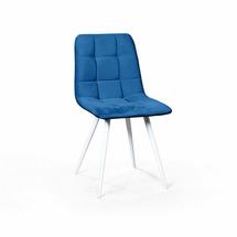 Стул Top concept Стул UNO, бархат синий 29 / белый конус арт. 75287