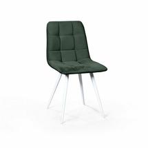 Стул Top concept Стул UNO, бархат зелёный 19/ белый конус арт. 76904