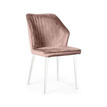Стул Top concept Стул Berg, бархат бежевый 5 / белый конус арт. 75054