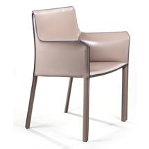 Стул Top concept Стул с подлокотниками Barrie, кожа капучино арт. 2000000000138