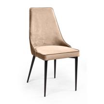 Стул Top concept Стул Oliver, бархат бежевый 5/ чёрный конус арт. 83454