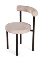 Стул Top concept Стул Biggi, шенилл Puffy beige / опоры черные арт. 23476