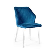 Стул Top concept Стул Berg, бархат  синий 29 / белый конус арт. 75045